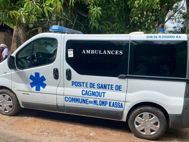 Oussouye : Doudou KA offre une ambulance "médicalisée" au village de Cagnout