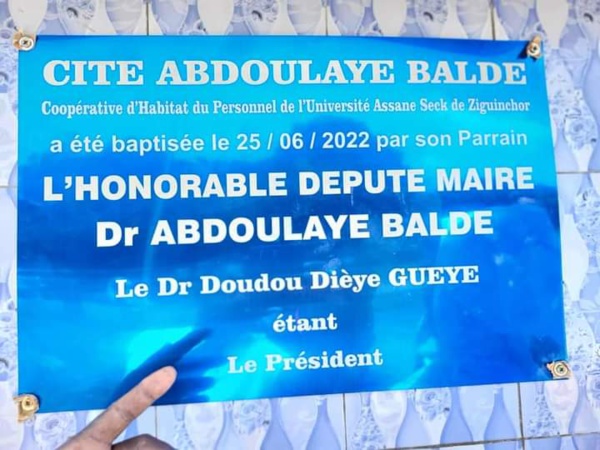 Ziguinchor : La Cité "Abdoulaye BALDÉ" voit le jour