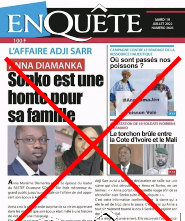 Le journal "Enquête" va porter plainte