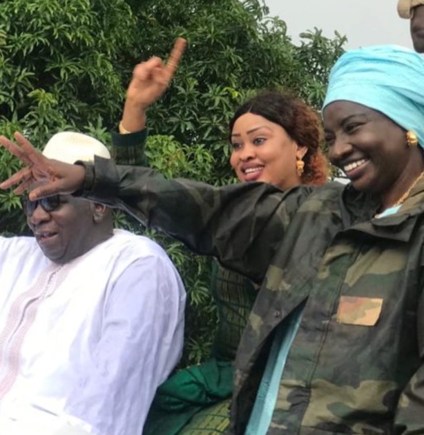 Aminata Touré en tenue militaire Aminata Touré en tenue militaire