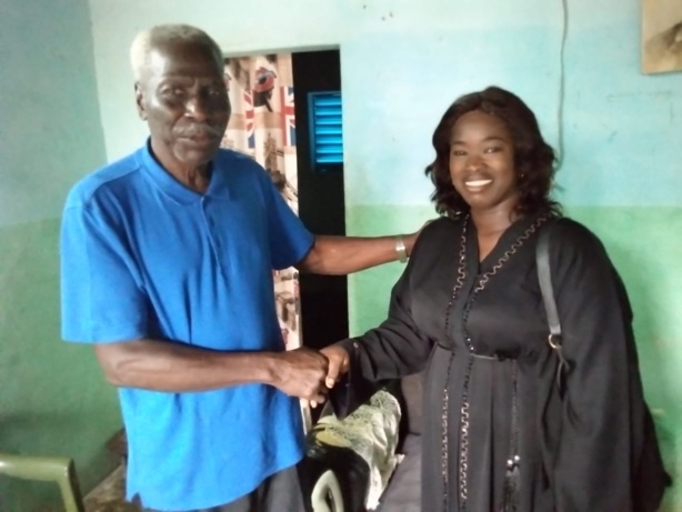Oussouye : l'ancien champion de Judo Ankilin Diabone reçoit la candidate de Benno Dieynaba Goudiaby