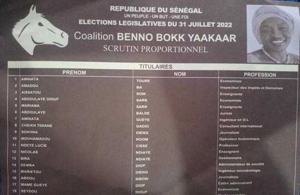 Législatives : Benno Book Yaakaar remporte le département de Kédougou