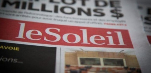 Le Quotidien le "Soleil" absent des kiosques ce vendredi