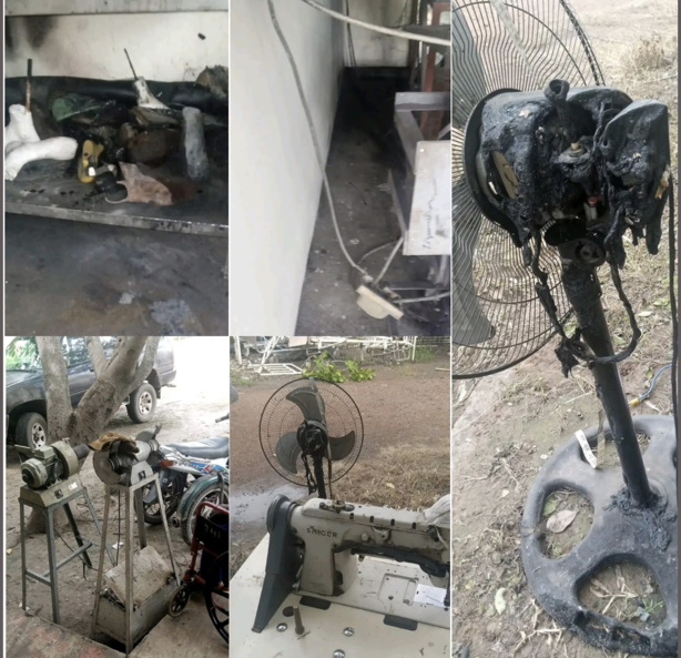 Hôpital régional de Kolda : incendie au service d'appareillage... Hôpital régional de Kolda : incendie au service d'appareillage...