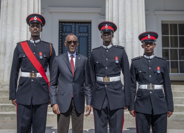 Académie royale militaire de Sandhurst : un fils de Kagame sort comme sous-lieutenants Académie royale militaire de Sandhurst : un fils de Kagame sort comme sous-lieutenants