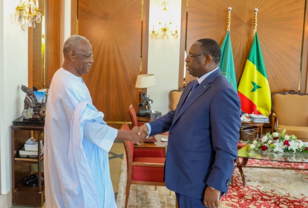 Abdoulaye Bathily reçu à la Présidence  de la république 