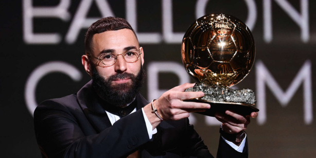 Karim Benzema récompensé par le Ballon d’Or 2022 Karim Benzema récompensé par le Ballon d’Or 2022