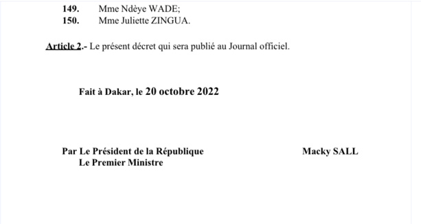 Haut Conseil des Collectivités Territoriales : Voici  la liste des 150 nouveaux membres