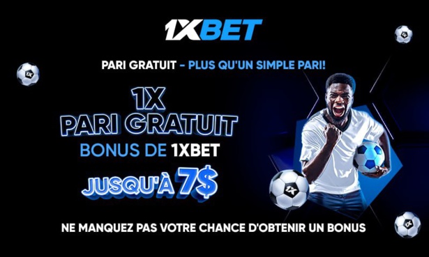 Recevez un pari gratuit chaque semaine chez 1xBet