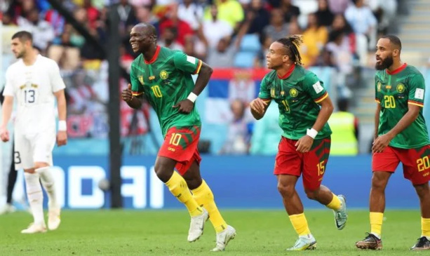 Coupe du Monde 2022 : le Cameroun et la Serbie (3-3) Coupe du Monde 2022 : le Cameroun et la Serbie (3-3)