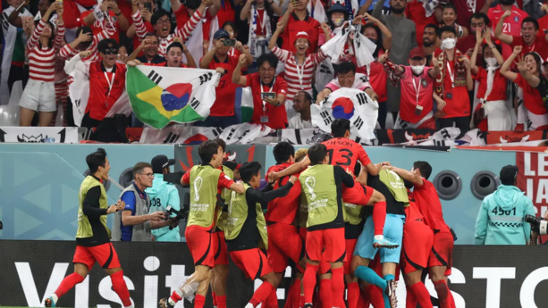 Coupe du Monde : La Corée du sud renverse le Portugal et file en 8e de finale 