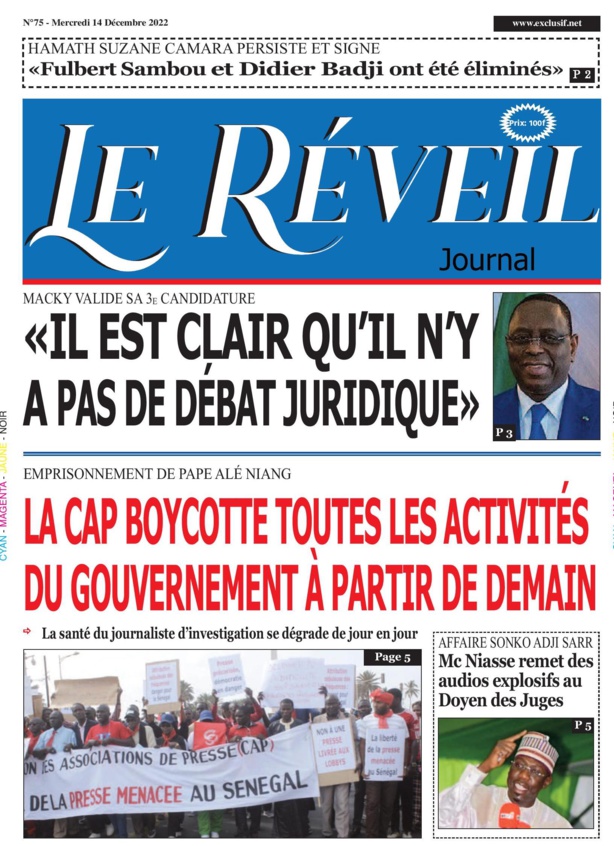 Le Réveil Quotidien du Mercredi 13 Décembre 2022 Le Réveil Quotidien du Mercredi 13 Décembre 2022