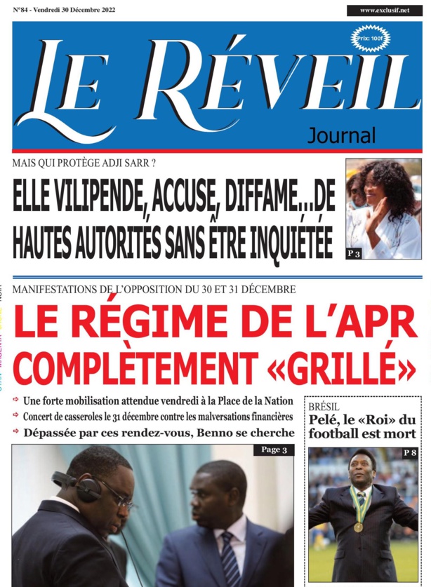 Le Réveil Quotidien du Vendredi 30 Décembre 2022 Le Réveil Quotidien du Vendredi 30 Décembre 2022