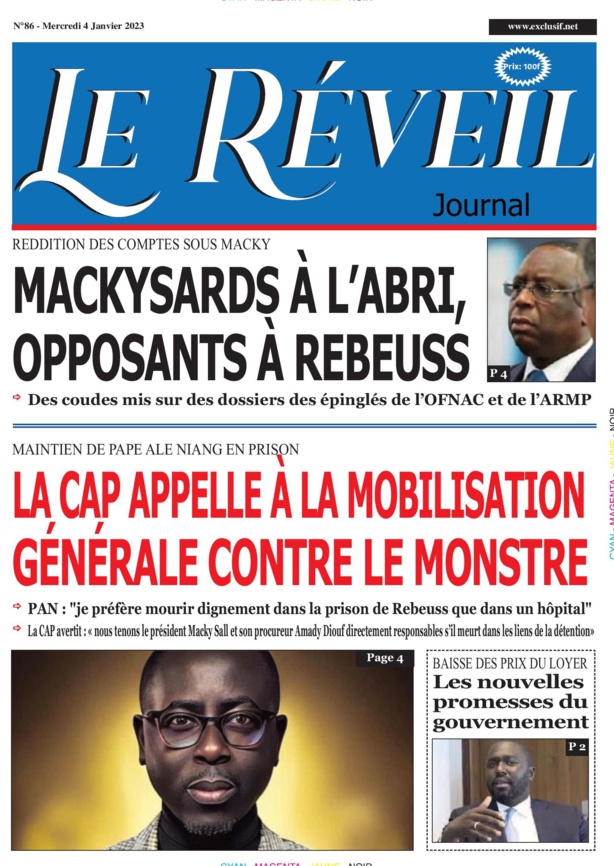 Le Réveil Quotidien du Mercredi 04 Janvier 2023 Le Réveil Quotidien du Mercredi 04 Janvier 2023