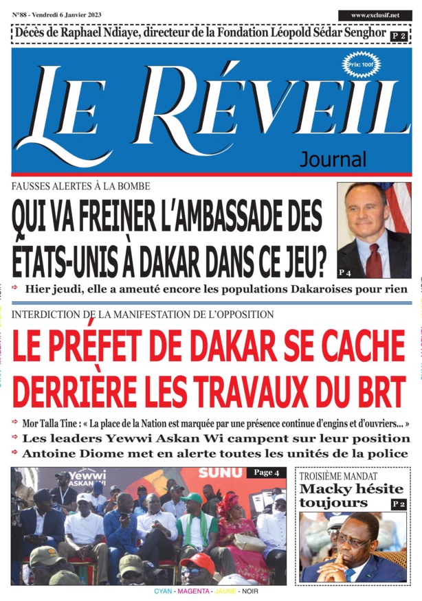 Le Réveil Quotidien du Vendredi 06 Janvier 2023 Le Réveil Quotidien du Vendredi 06 Janvier 2023