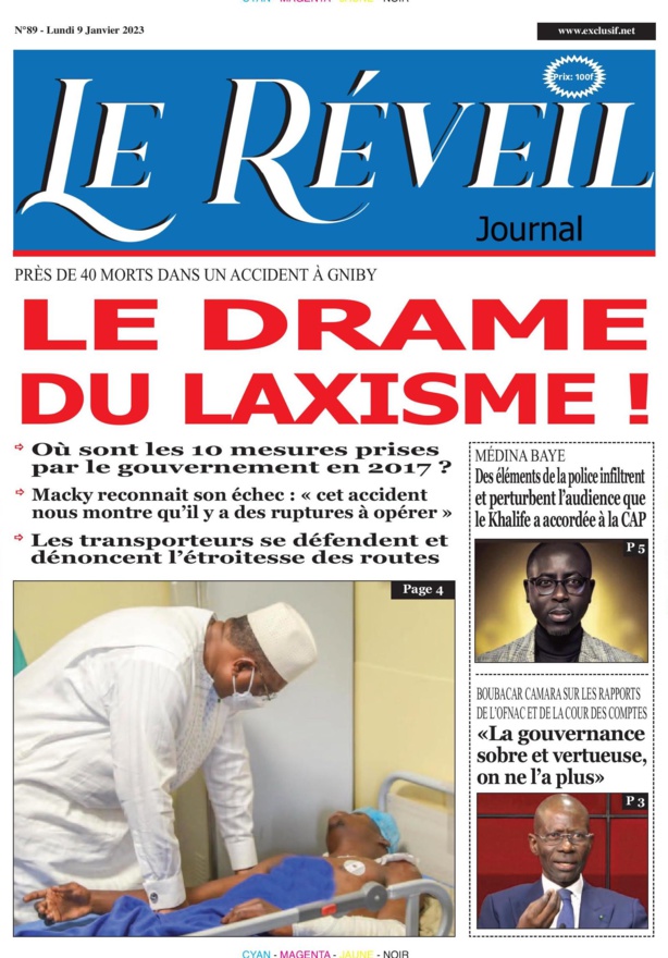 Le Réveil Quotidien du Lundi 09 Janvier 2023 Le Réveil Quotidien du Lundi 09 Janvier 2023