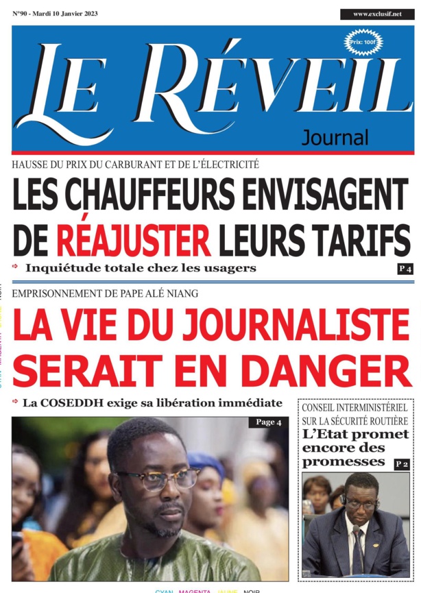 Le Réveil Quotidien du Mardi 10 Janvier 2023