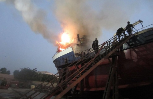 Incendie au Port autonome de Dakar : Un mort et plusieurs dégâts matériels 