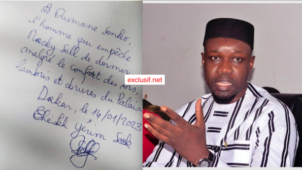 Sonko refuse de recevoir le livre de Yerim Seck et annonce une plainte : "ce jeu retors ne passe pas avec nous" Sonko refuse de recevoir le livre de Yerim Seck et annonce une plainte : "ce jeu retors ne passe pas avec nous"