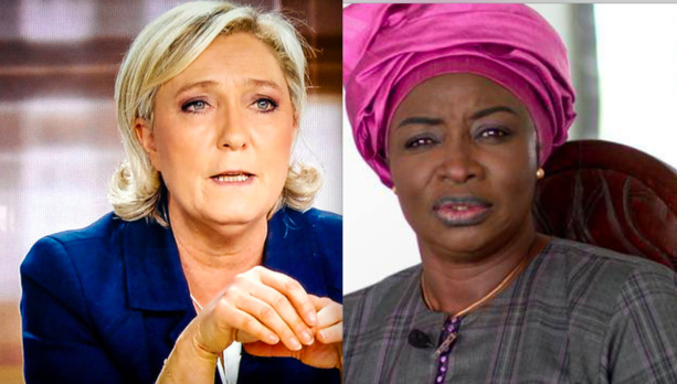 Aminata Touré dénonce la visite de Marine Le Pen au Sénégal Aminata Touré dénonce la visite de Marine Le Pen au Sénégal