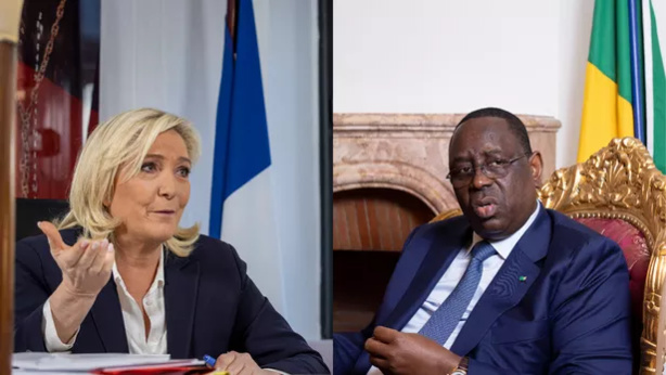 Marine Le Pen a été reçue Par le Président Macky Sall Marine Le Pen a été reçue Par le Président Macky Sall