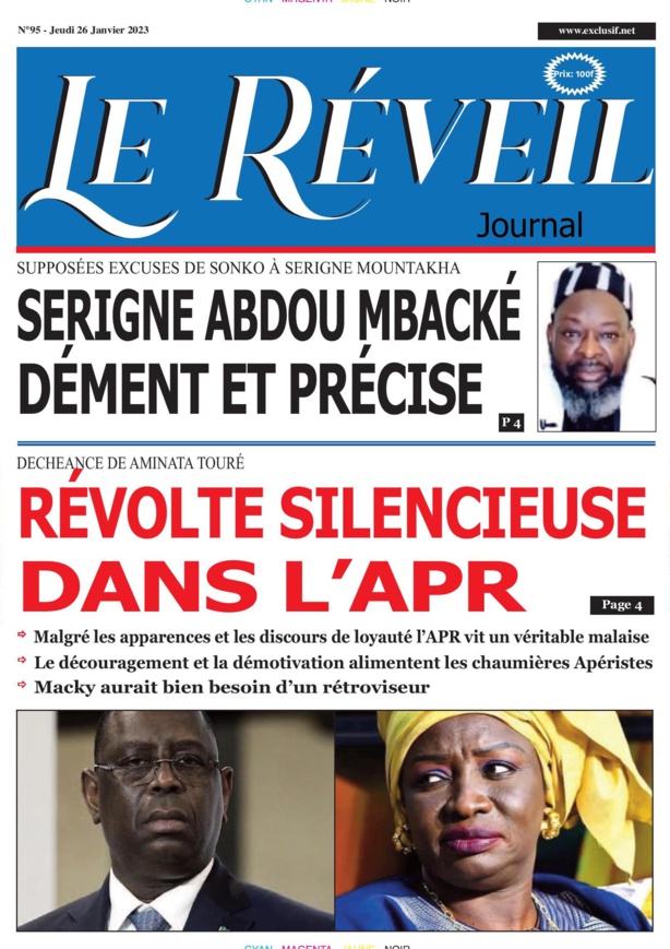 Le Réveil Quotidien du Jeudi 26 Janvier 2023 Le Réveil Quotidien du Jeudi 26 Janvier 2023