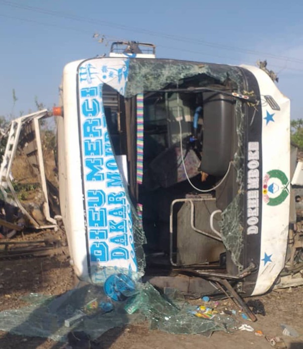 Tambacounda: Un bus de transport s'est renversé sur la route nationale, 27 blessés enregistrés