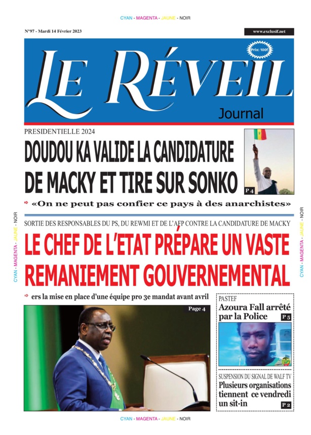 Le Réveil Quotidien du Mardi 14 février 2023 Le Réveil Quotidien du Mardi 14 février 2023