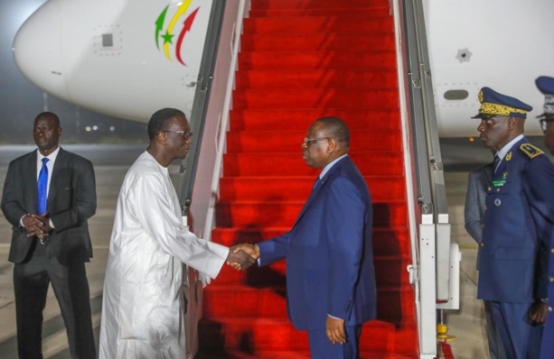 Macky SALL a quitté Dakar, ce vendredi pour...
