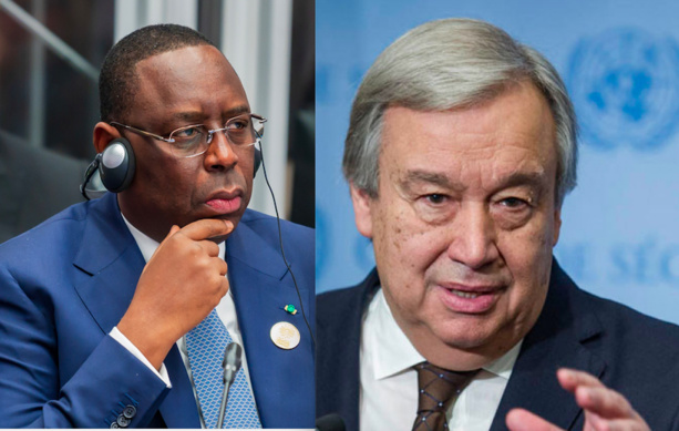  Tension au Sénégal : Le recadrage du SG des Nations Unies, Guterres à Macky Sall