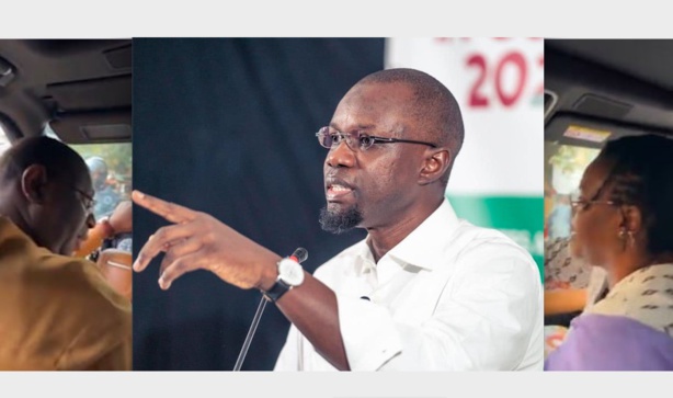 En pleine balade à Dakar, Macky et Marième contrariés par les cris «Sonko, Sonko, Sonko… » En pleine balade à Dakar, Macky et Marième contrariés par les cris «Sonko, Sonko, Sonko… »