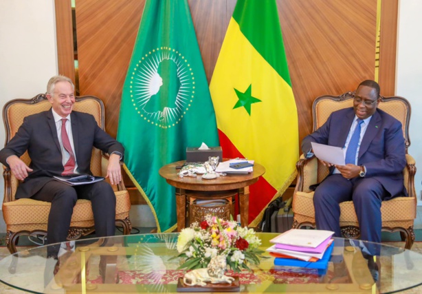 PALAIS : Encore une rencontre entre Tony Blair et Macky Sall PALAIS : Encore une rencontre entre Tony Blair et Macky Sall