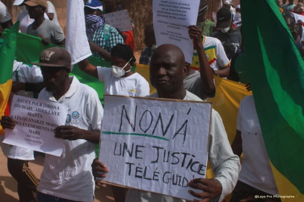 Ziguinchor, les responsables de la Coalition Yewwi  demandent "la fin des arrestations et détentions arbitraires"