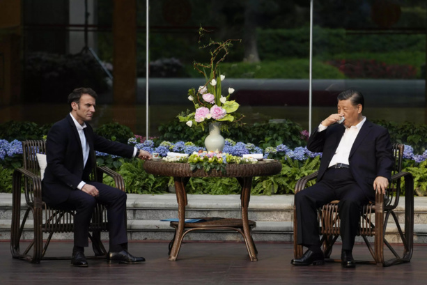 Macron après sa visite en Chine : «L'Europe doit réduire sa dépendance vis-à-vis des États-Unis » Macron après sa visite en Chine : «L'Europe doit réduire sa dépendance vis-à-vis des États-Unis »