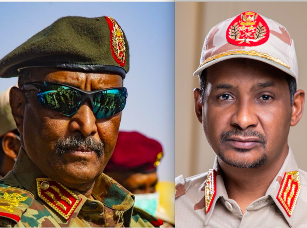 La rivalité entre les généraux Al-Burhan et Hamdan Dagalo, plonge le Soudan dans le chaos