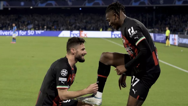 Ligue des champions : l’AC milan élimine le Napoli (1-1) et se qualifie en demie Ligue des champions : l’AC milan élimine le Napoli (1-1) et se qualifie en demie