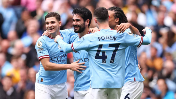 PREMIER LEAGUE - Manchester City bat Leeds (2-1) PREMIER LEAGUE - Manchester City bat Leeds (2-1)