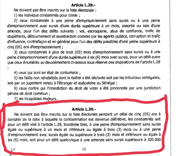 Me Baboucar Cissé précise :"Ousmane Sonko perd son éligibilité si..." Me Baboucar Cissé précise :"Ousmane Sonko perd son éligibilité si..."