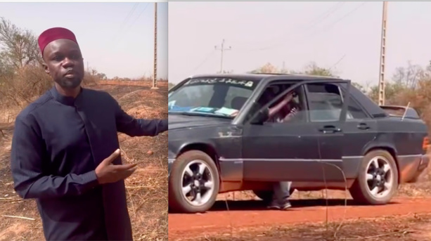 Kolda : Son cortège stoppé, Ousmane Sonko prend un clando