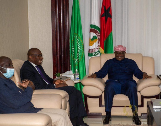 Guinée Bissau : Le Président Embalo reçoit le Chef de l'opposition au Palais Guinée Bissau : Le Président Embalo reçoit le Chef de l'opposition au Palais