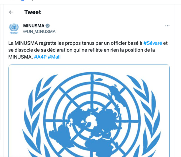 Un officier Sénégalais dérape : "Nous n’allons pas accepter d’être malmenés. Nous n’avons rien contre nos frères maliens mais" Un officier Sénégalais dérape : "Nous n’allons pas accepter d’être malmenés. Nous n’avons rien contre nos frères maliens mais"