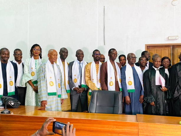 Prestation de serment de 23 nouveaux membres de l’ONES :  Me Amath Sow, plaide pour le respect du secret professionnel...