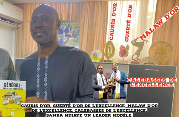 Soirée de la 17éme édition des Calebasses de l’Excellence Awards : Le DG de GTS, Samba Ndiaye primé Soirée de la 17éme édition des Calebasses de l’Excellence Awards : Le DG de GTS, Samba Ndiaye primé