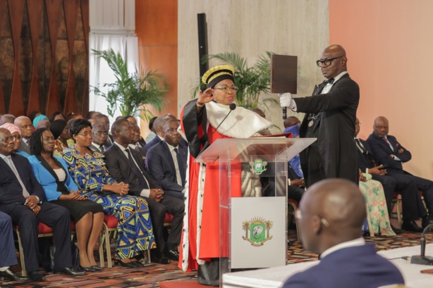 Côte d'Ivoire : Chantal Nanaba nouvelle présidente du Conseil constitutionnel a prêté serment 