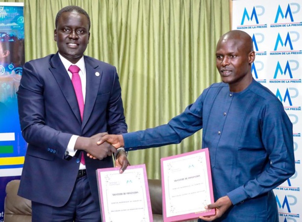 Nouveaux métiers numériques : La société "Sénégal Numérique SA" et la "Maison de la presse" outillent des journalistes