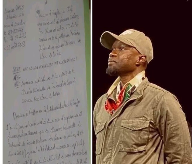 Affaire « Sweet Beauté »: Ousmane Sonko manifeste son non acquiescement, le jugement anéanti Affaire « Sweet Beauté »: Ousmane Sonko manifeste son non acquiescement, le jugement anéanti