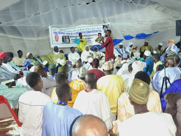 ​ Mauritanie : le bienfaiteur de la communauté Omarienne, Thierno Cheikh Oumar Bachir Tall pose la première pierre de la Zawiya cheikh Oumar Al Foutiyou Tall