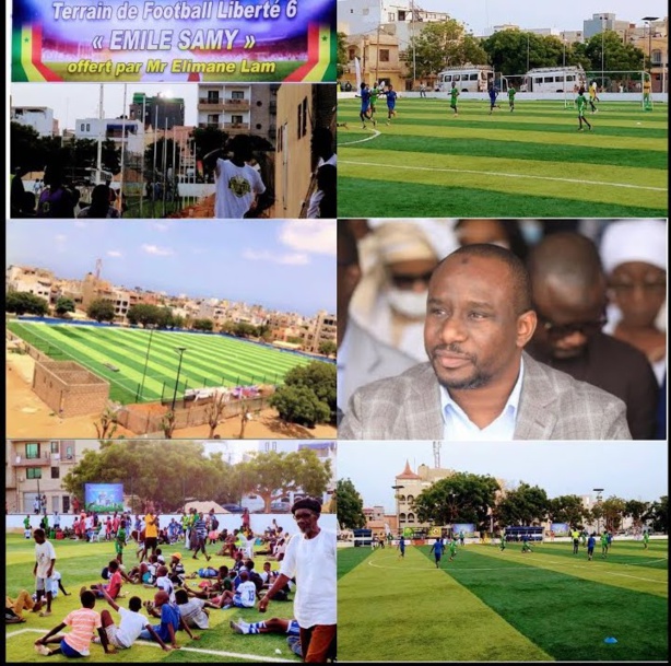 Sicap Liberté 6 : Elimane Lam offre un complexe sportif à la jeunesse Sicap Liberté 6 : Elimane Lam offre un complexe sportif à la jeunesse