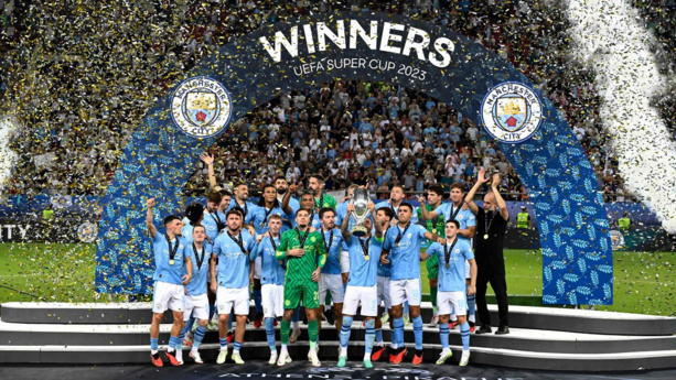 Manchester City remporte la Supercoupe d'Europe Manchester City remporte la Supercoupe d'Europe