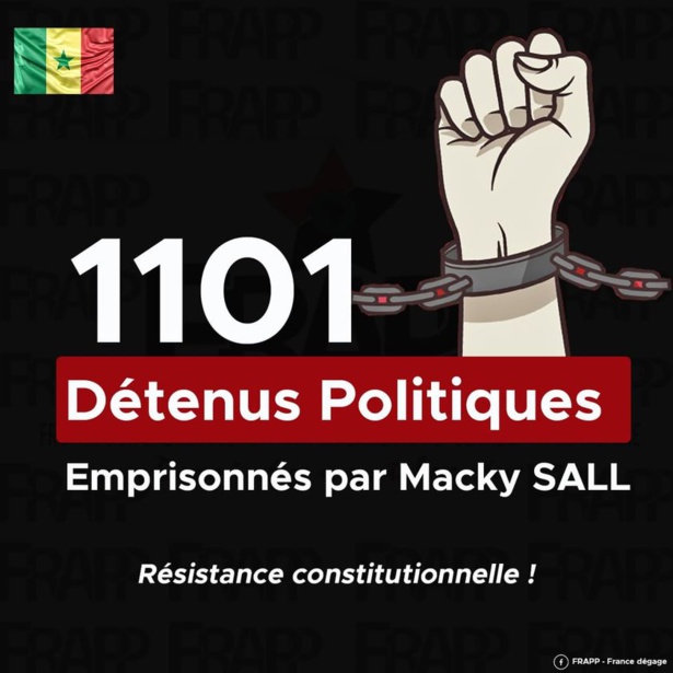 « 1101 détenus politiques » : Protestation à la direction de l’administration pénitentiaire, ce mercredi 30 août « 1101 détenus politiques » : Protestation à la direction de l’administration pénitentiaire, ce mercredi 30 août